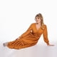 thumbnail image 2 of 983-97 Vestido largo dama Maxidress tableado satín color shedrón Cklass 983-97, 2 of 2