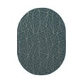 thumbnail image 1 of Furnish My Place Indoor/Outdoor Rug Blue 4' x 24', Oval, Made in Usa, Area Rugs Great for Kids, Pets, Event, Wedding, 1 of 5