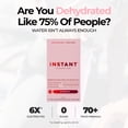 thumbnail image 4 of Instant Hydration Sugar Free Electrolyte Powder, Watermelon, 6 Sticks, 4 of 7