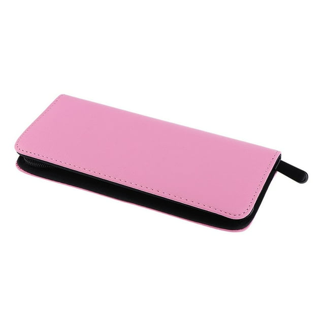 MERIGLARE Grande Pochette pour Ciseaux de Coiffeur, Sac à Outils de Salon, Rose
