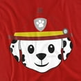 thumbnail image 2 of Paw Patrol T-Shirt Marshall Emoji Unisex Graphic Tee for Men & Women, 2 of 7