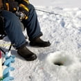 thumbnail image 2 of EeaseCA 1Pc Double Segments Fishing Rod Ice Fishing Rod for Winter Outdoor Prawn Rod, 2 of 7