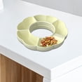 thumbnail image 1 of Cuenco para aperitivos para vaso, plato para aperitivos con 5 compartimentos, portavasos para bebidas, bandeja para aperitivos de silicona para taza p por 40 onzas, 1 of 8