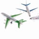 thumbnail image 2 of Plastic Air Bus Model Kids Children Pull Back Airplane Passage, 2 of 5