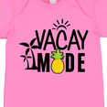 thumbnail image 4 of Inktastic Vacay Mode with Palm Trees Sun and Pineapple Boys or Girls Baby Bodysuit, 4 of 5