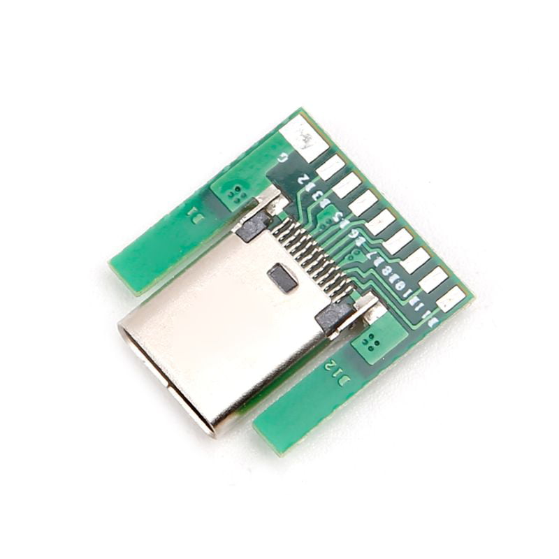 MALE CONNECTOR DIY 24pin USB-C USB 3.1  Type C  SMT type PCB Board FEMALE