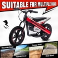 thumbnail image 6 of Kids Electric Dirt Bike for Aged 5-10, Cuoote 24V Electric Motorcycle with 7Ah 300W Brushless Motor, 14" Tires, 2-Speed, 1-2Hrs Playing Time, 6 of 9