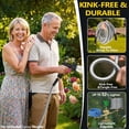 thumbnail image 4 of 100 ft Stainless Steel Garden Hose - 2026 New Upgraded Metal Water hose - Flexible Water Hoses Pipes with Latex Core, 3/4" Solid Brass Connector - No-Expandable Watering Garden Hoses, 4 of 7