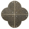 thumbnail image 6 of Dritz Home Textured Quatrefoil Corners, Large, 3 Pack, Antique Brass, 6 of 7