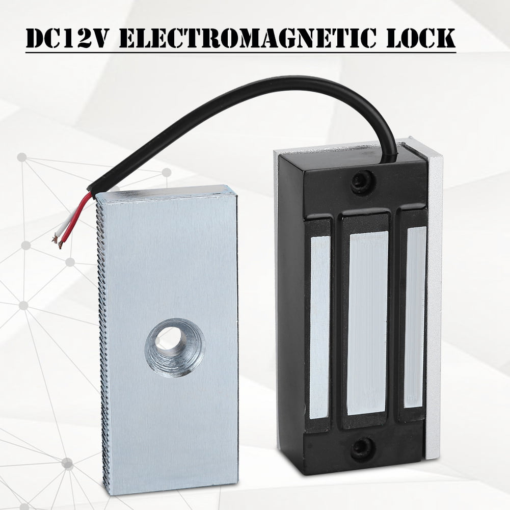 HERCHR Door Lock, DC12V 60KG Mini Lock Electronic Door Lock Power on