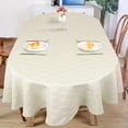 thumbnail image 3 of Modern Oval Tablecloth for Oval Table Waterproof Table Cloths for Dining Room Indoor Outdoor Home Decorative Table Cloth-60x120in, 3 of 6