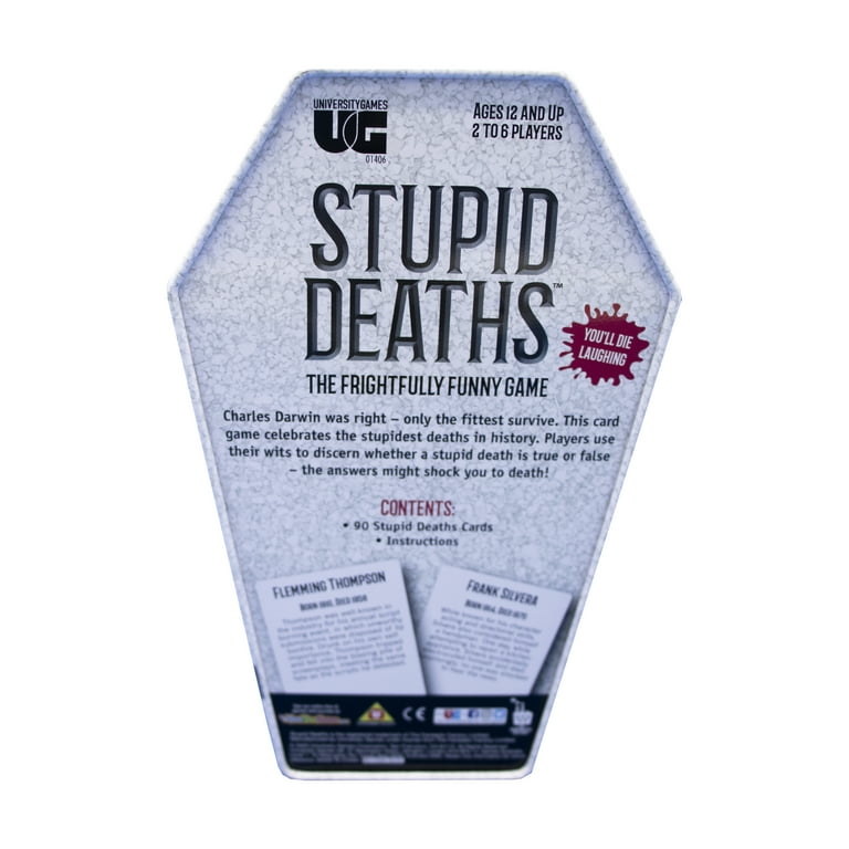  University Games  Stupid Deaths The Party Game, for