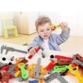 thumbnail image 3 of Construction Tool Toy Kit Cute Creative Playset Pretend Play Toy for Children, 3 of 8
