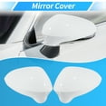 thumbnail image 3 of Cubierta de espejo de ala de puerta Unique Bargains para Seat Ibiza 6J 2008-2017, carcasas de espejo retrovisor izquierdo y derecho para Seat León Exeo 2008-2013, blanca, 3 of 7