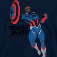 thumbnail image 3 of Captain America Garçons/filles Sam Wilson Doodle Chandail à Capuchon, 3 of 5
