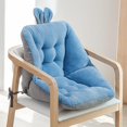 thumbnail image 4 of Rocking Cushion High Back Cushion Semi-Enclosed Egg Seat Cushion , Blue, 4 of 8