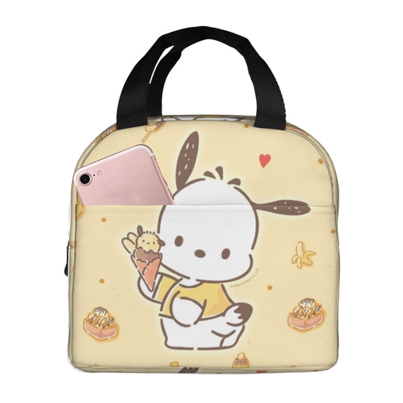 Sanrio Pochacco Lunch Bag Tote Bag Insulated Lunch Box Picnic Beach Fishing Work