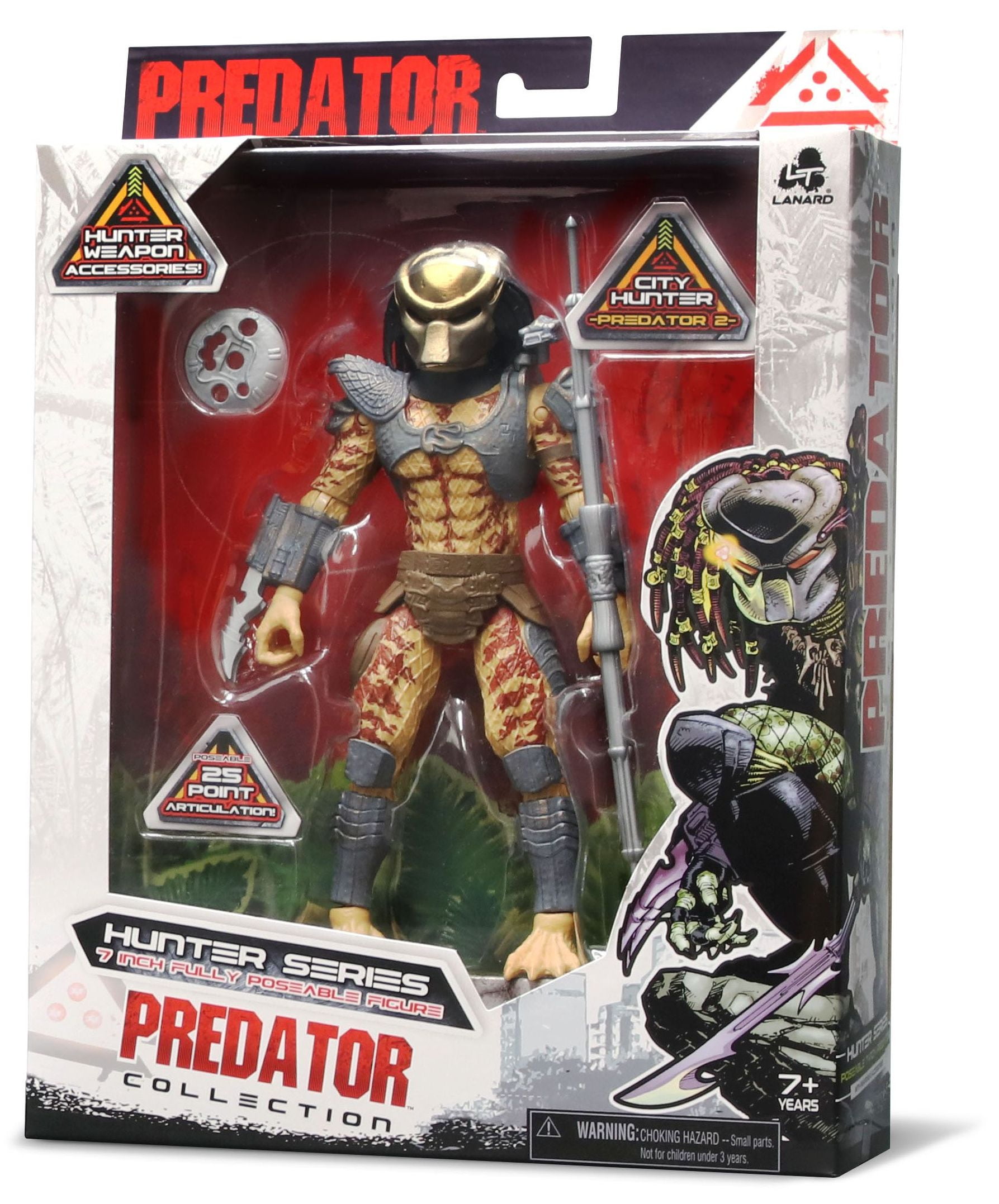 Lanard Hunter Series City Hunter Predator 7" Action Figure for sale online 