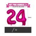 thumbnail image 3 of 2Pcs Giant Hot Pink Number Foil Balloon 32Inch Birthday Balloon, Birthday Decorations for Christmas New Year Wedding Birthday Party Supplies, 3 of 4