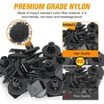 thumbnail image 4 of GOOACC 25pcs Rocker Panel Moulding Clips with Sealer Compatible with Nissan Infiniti 76882-EG01A Altima Juke M35 M45, 4 of 5