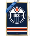 thumbnail image 3 of NHL Edmonton Oilers - Logo 21 Wall Poster, 22.375" x 34", Framed, 3 of 3