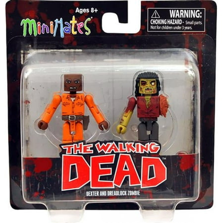 The Walking Dead Minimates Series 3 Dexter & Dreadlock Zombie Minifigure