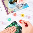 thumbnail image 4 of 1box Daisy Pushpins 35 Pcs Colorful Resin Daisy Iron Map Pins for Photo Wall Feature Wall Whiteboard Cork Board Map Bulletin Board Office or Home, 4 of 7