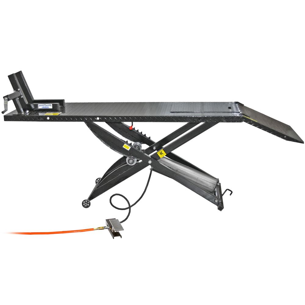 Black Widow BW1000A AirOperated Motorcycle Lift Table
