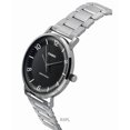 thumbnail image 2 of Casio Standard Montre pour Homme Analogique en Acier Inoxydable, Cadran Noir, Quartz MTP-VT03D-1B, 2 of 3