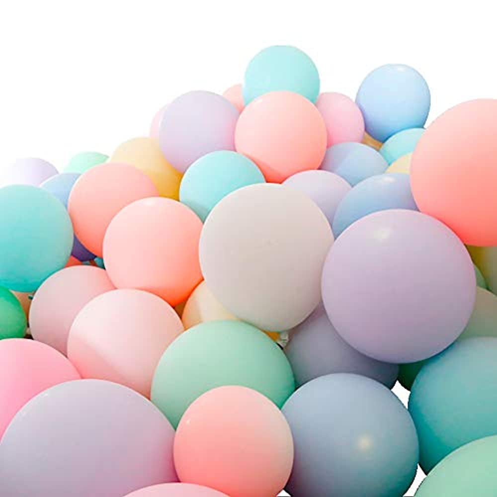 Lot de 10 ballons couleur vert mint pastel nacré premium en latex