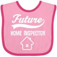 thumbnail image 3 of Inktastic Home Inspector Future Job Boys or Girls Baby Bib, 3 of 4