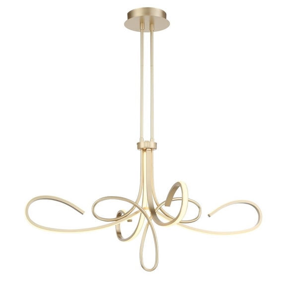 George Kovacs Lighting - Astor - 30W 1 LED Chandelier-21 Inches Tall and 38
