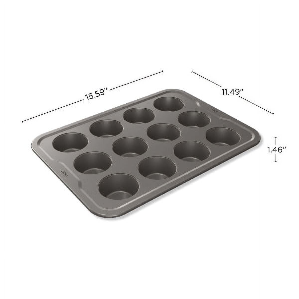 Gotham Steel 12 Cup Nonstick Muffin Pan & Reviews
