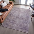 thumbnail image 6 of Addison Rugs Mayfield Premium Machine Washable Traditional Global Plum Rectangle Rug, 10' x 14', 6 of 6