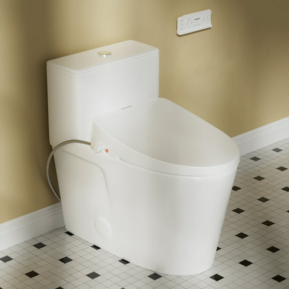 Casta Diva Bidet Toilet Combo, Heated Seat, Warm Dryer, 1.0/1.6 GPF Power Dual Flush and MAP 1000g
