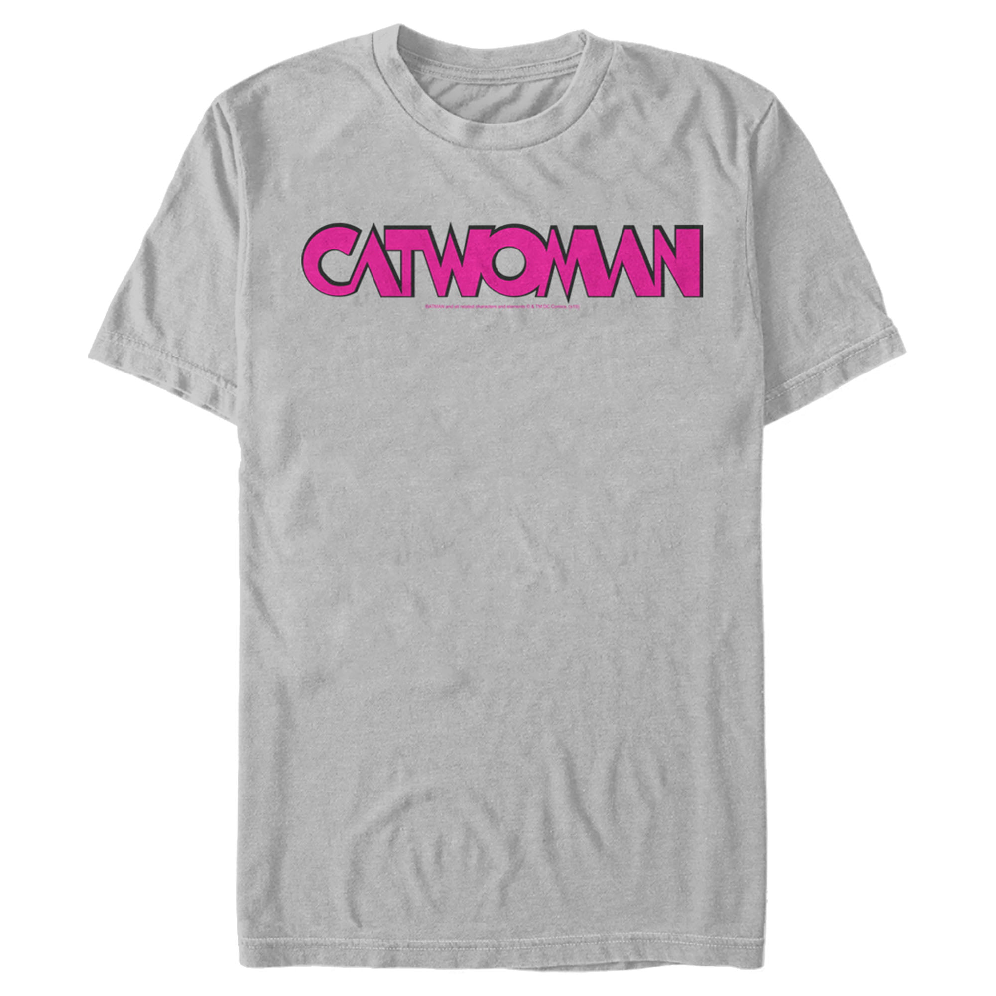 Adult Long Sleeve T-Shirt Tee Batman Classic TV DC Comics Catwoman Meeyow