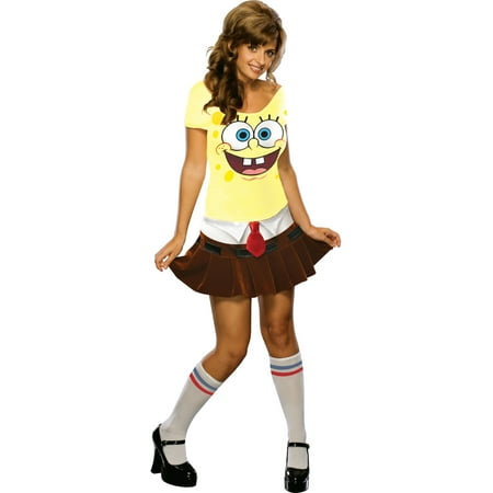 Adult Women's  Spongebob Sponge Babe Costume