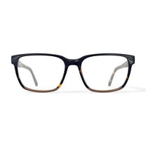 Timberland Men's TB1788 Square Prescription Eyeglasses with Case, Blue/Brown