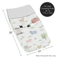 thumbnail image 5 of Sweet Jojo Designs Farm Animals Gray Green Grey Red Changing Pad Cover, 5 of 7