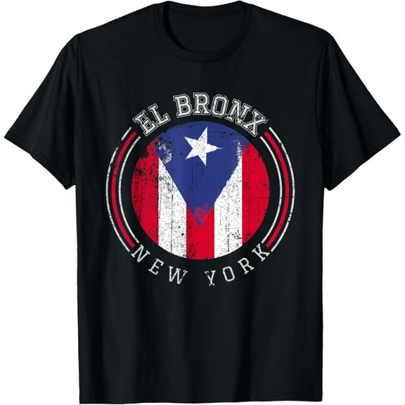 El Bronx design - Puerto Rico boricua bandera Flag Varsity T-Shirt mens t shirt，black，women，funny，misfits，men，journey，t-shirt