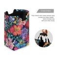 thumbnail image 3 of Yayeee Freestanding Laundry Hamper with Handle Collapsible Large Storage Basket for Clothes, Serene Floral Pattern, 3 of 7