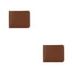 thumbnail image 4 of Cartera Retro Sonducket para hombre monedero de bolsillo tarjetero de cambio de piel de vaca Marrón Horizontal 2piezas, 4 of 6