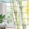 thumbnail image 4 of Sunflower Bamboo Blackout Curtains Thermal Insulation 63 inch Grommet for Bedroom Living Room Bathroom Kitchen Windows 2 Pack, 4 of 6