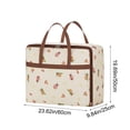 thumbnail image 3 of CaiYueKe Extra Large Storage Bags Heavy Duty Moving Bags with Double Zipper Reinforced Handles Collapsible Reusable Travel Tote Organizer for Clothes Blankets Space Saving, 3 of 9