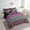 Deep Pink, variant on 7Pcs Cheetah Print Bedding Sets Queen, Watercolor Yellow Diamond Glitter Pattern Comforter Set, Leopard Print Comforter + Flat Sheet + Fitted Sheet + 2 Pillowcases + 2 Throw Pillow Covers