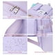 thumbnail image 5 of Mochila para portátil LXYGD de 15,6 pulgadas para niños de primaria y secundaria, color morado, 5 of 6