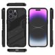 thumbnail image 4 of For iPhone 16 Pro Max Case PC+TPU Shockproof Phone Cover with Kickstand - Black, 4 of 5