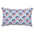 thumbnail image 1 of Balery Donut with the USA Fag Funda de Cojín Estampada, Regalos para Mujeres, Regalos de Amor para Ella, Regalos para Novia o Esposa, Funda de Almohada-14"x20", 1 of 6
