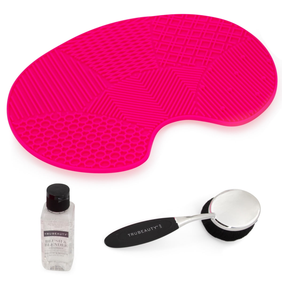 TruBeauty Makeup Brush Cleaning Set 6 Unique Textures For All Size Brushes