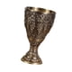 thumbnail image 4 of Copa medieval vintage, cristalería ceremonial, aniversario, elegante diseño tallado Bronce, 4 of 9